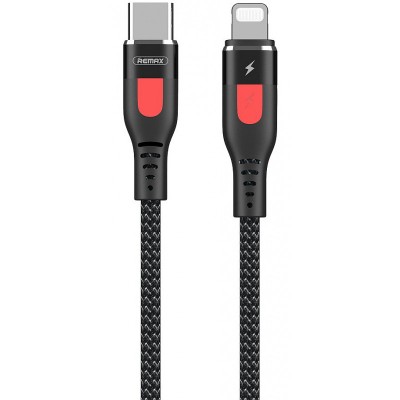 Cablu Date si Incarcare USB Type-C la Lightning Remax Super PD, RC-151cl, 1 m, Negru foto