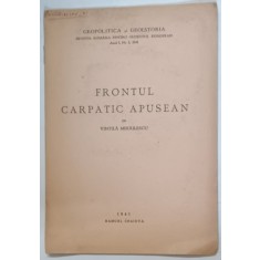 FRONTUL CARPATIC APUSEAN de VINTILA MIHAILESCU , 1941