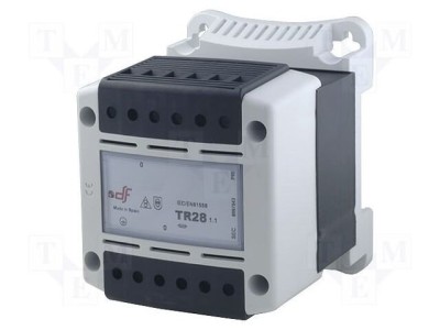 Transformator DF ELECTRIC 400VA 230VAC pentru şină DIN foto
