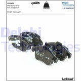 DELPHI LP2101 set placute frana,frana disc