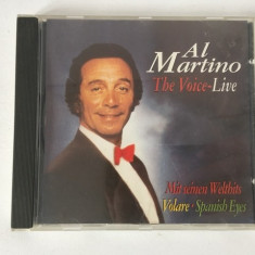 * CD muzica: Al Martino, The Voice - Live