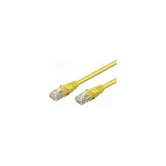 Patch cord Cat 5e, U/UTP, conexiune 1:1, 0.25m, Goobay - 68610