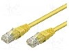 Patch cord Cat 5e, U/UTP, conexiune 1:1, 3m, Goobay - 68366 foto
