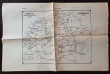 A3394N Harta Căilor Ferate Rom&acirc;ne, 1927, publicată &icirc;n Monitorul Oficial