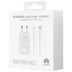 Incarcator Original Huawei SuperCharge 4A Cablu Type C Mate 30 Mate 20 P40 P30 P20 Lite 40W - Blister foto
