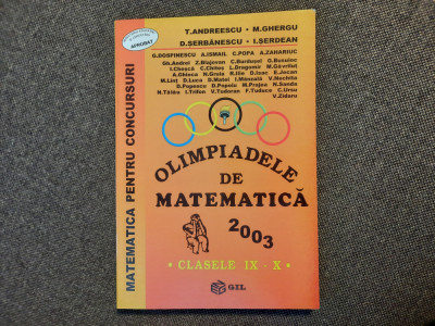 OLIMPIADELE DE MATEMATICA 2003 IX-X TITU ANDREESCU foto