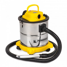 Aspirator de Cenusa Powermat pentru Semineu sau Sobe, Putere Nominala 1650W, Tub Metalic, Capacitate 20L, Filtru HEPA, Cablu 3.5m foto