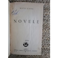 NICU GANE -NOVELE