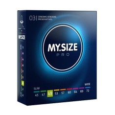 Prezervative Premium My Size "MY SIZE PRO" 49 mm - 3 Bucati##