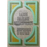 Langue francaise contemporaine. Morphologie et syntaxe - 1969 - Alfred Jeanrenaud ($S140)