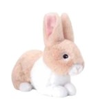Cumpara ieftin Jucarie de plus Keeleco - Iepuras crem, 25 cm