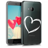 Husa pentru HTC U11 Life, Silicon, Alb, 43644.02, Carcasa, Kwmobile