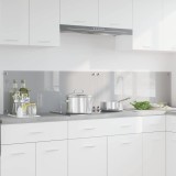 vidaXL Spate de bucătărie 2 pcs Gri deschis 100 x 40 cm 3415455