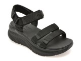 Cumpara ieftin Sandale SKECHERS negre, D LUX WALKER, din material textil