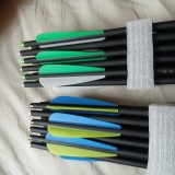 Săgeți din carbon pentru arbalete de 46,51 sau 56 cm,varf 3 lame,noi