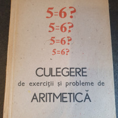 Ivanca Olivotto - Culegere de exercitii si probleme de aritmetica, 1991, 287 pag