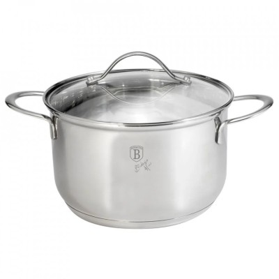 Oala cu capac din inox 3.8 L, 20 CM, Silver Jewellery, Berlinger Haus foto