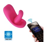 Stimulator Hazelynn Control Bluetooth, Aplicatie Mobila, Silicon, USB Magnetic, Roz