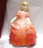 BIBELOU FIGURINA PORTELAN ENGLEZESC ROYAL DOULTON BONE CHINA ANGLIA - ROSE