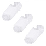 șosete Sport Femei, Invizibile, Set 3 Perechi, Culoare Albă, Oem