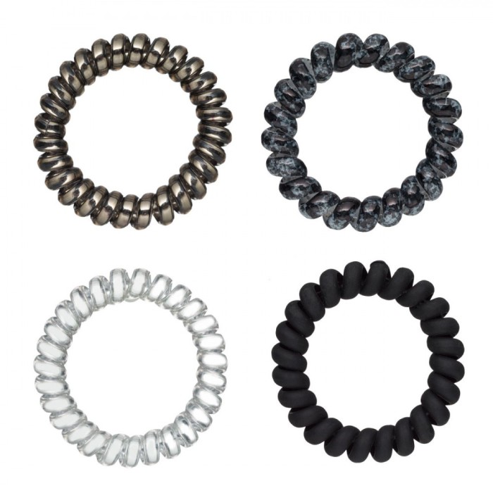 Set Elastice Păr Femei, Multicolor, 4 Bucăți