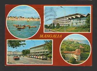 CPIB 19348 CARTE POSTALA - MANGALIA, MOZAIC, AUTOTURISM foto