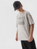 Tricou cu imprimeu pentru băieți - gri, 4F Sportswear