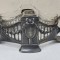 BOMBONIERA ART NOUVEAU DIN METAL ARGINTAT SI CRISTAL, cca. 1910