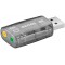Placa sunet USB la 2 x 3.5 mm stereo Goobay
