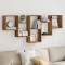 vidaXL Raft de perete, lemn vechi, 159x18x66 cm, lemn prelucrat 853306