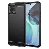 Husa Motorola Moto G72 Asteroid GSM Carbon Silicone, negru