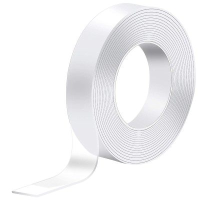 Bandă dubluadezivă reutilizabilă transparentă 30mm x 3m &amp;ndash; Fixare rapidă și rezistentă foto