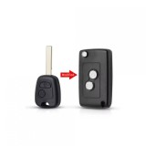 Carcasa cheie telecomanda 2 butoane compatibila Peugeot / Citroen