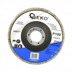 Disc pentru slefuire 115mm P100, Geko G00311