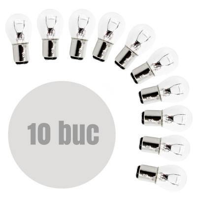 Bec auto P21/5W- BAY15d 12V 21/5W - set de 10 - CARGUARD foto