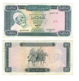 Libia 1972 - 10 dinars, circulata