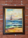 Velier la rasarit, Marine, Ulei, Realism
