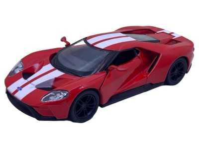 Macheta Ford GT Rosu cu Dungi Albe - scara 1:32 foto