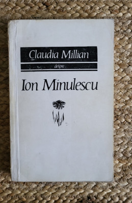 ION MINULESCU -CLAUDIA MILLIAN ,DEDICATIE foto