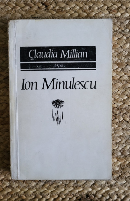 ION MINULESCU -CLAUDIA MILLIAN ,DEDICATIE