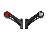 Cumpara ieftin Set Lampi Laterale Gabarit LED - Alb Rosu 180 mm 12V-24V