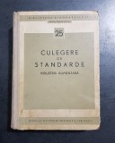 Culegere de standarde. Industria alimentara (1962, editie cartonata)