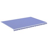 Cumpara ieftin Panza de rezerva copertina, albastru si alb, 5x3,5 m