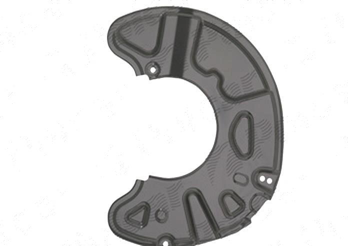Protectie stropire disc frana Mercedes Clasa C (W204), 03.2007-2014 Model 4x4, fata, Dreapta, metal