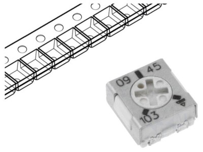 Rezistor trimer SMD 10k&amp;Omega;, IP67 foto