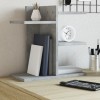 VidaXL Organizator birou, gri beton, 42x21,5x42 cm lemn prelucrat