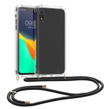 Husa pentru Apple iPhone XR, Silicon, Transparent, 47249.03, Textil, Carcasa, Kwmobile