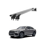 Set bare transversale aluminiu cu prindere in puncte fixe compatibile Mercedes GLC Coupe C253 2015-2020 negre sau argintii Cod: 120101 Kit 203
