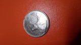 MONEDA CANADA 25 CENTI 1986