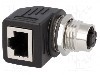 Adaptor RJ45 soclu, 4 pini, AMPHENOL - RJS-12D04FF-RS8001